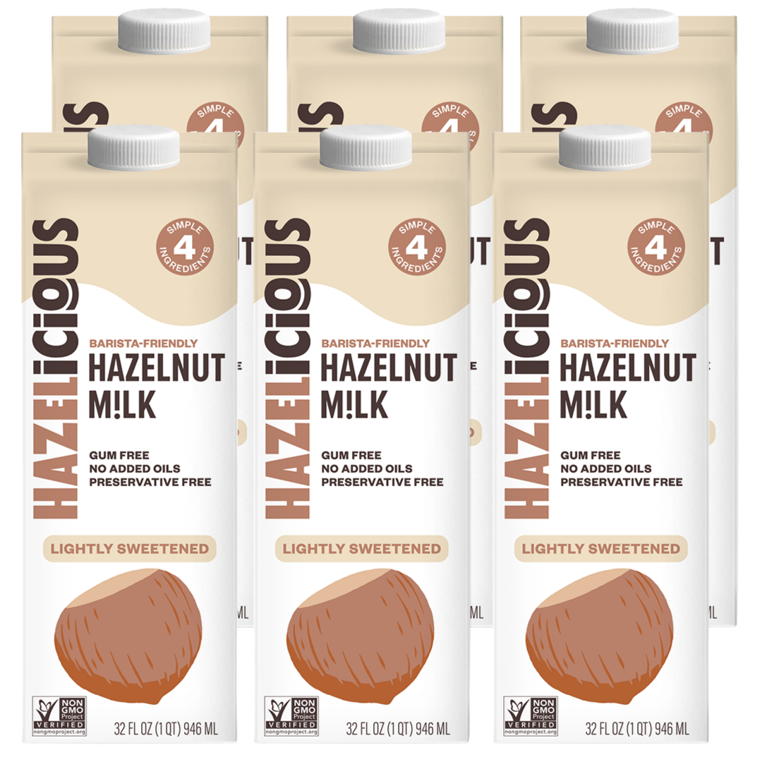 Lightly Sweetened Hazelnut Milk