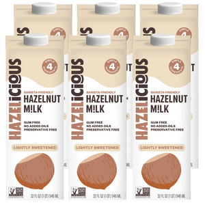 Lightly Sweetened Hazelnut Milk