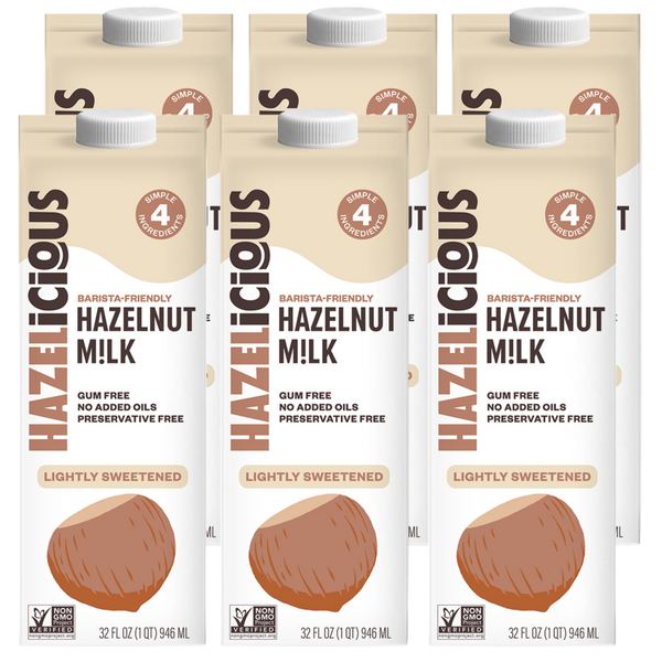 Lightly Sweetened Hazelnut Milk